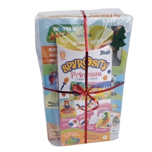 Cadou 5-7 ANI - Set creativ quilling + Puzzle 3D Animale