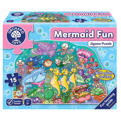 Puzzle de Podea Distractia Sirenelor - Mermaid Fun Puzzle