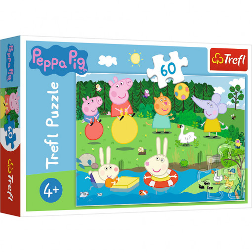 Puzzle Trefl 60 - Peppa Pig - Distractie in Vacanta