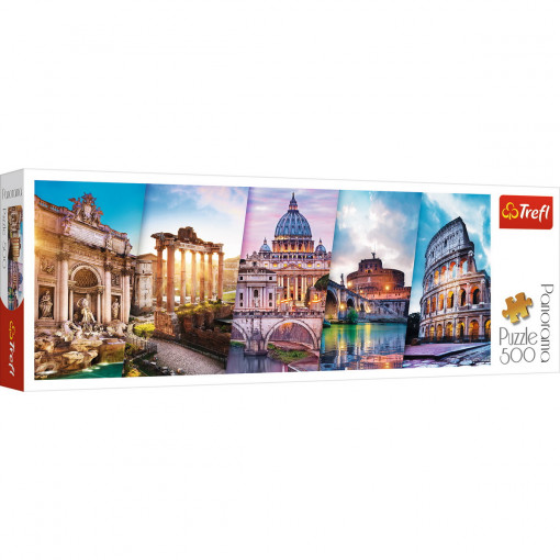 Puzzle Trefl 500 - Panorama - Calatorind in Italia