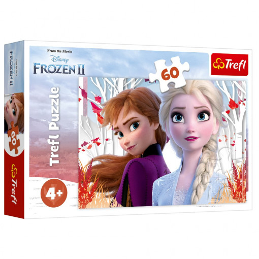 Puzzle Trefl 60 - Frozen 2 - Ana si Elsa