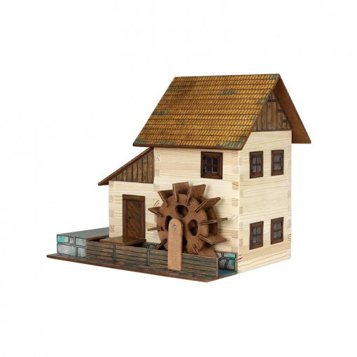 Set Constructie Arhitectura Moara de Apa, 196 Piese din Lemn