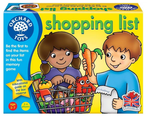 Joc Educativ in Limba Engleza Lista de Cumparaturi - Shopping List