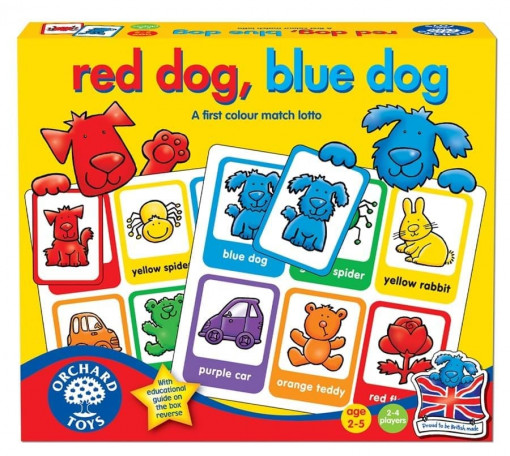 Joc Loto Catelusii - Red Dog Blue Dog