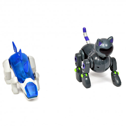 Pachet Roboti Electromecanici - Dinozaur si Pisica