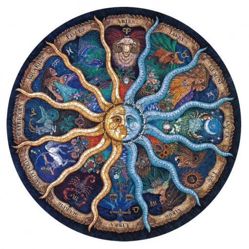 Puzzle Rotund Zodiac 1000 Piese
