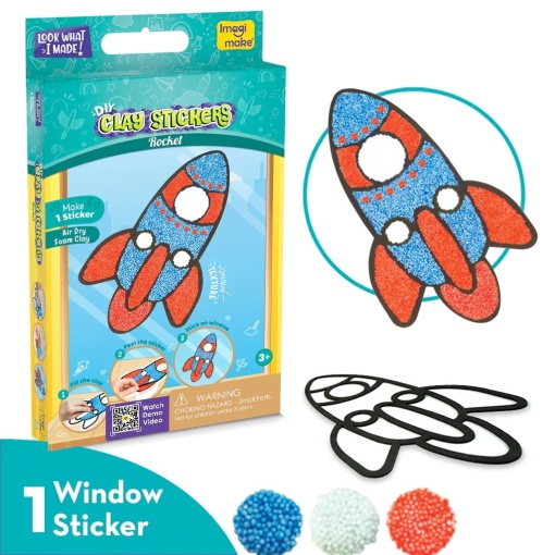 Set Creativ Stickere pentru Fereastra - Rocket NEW