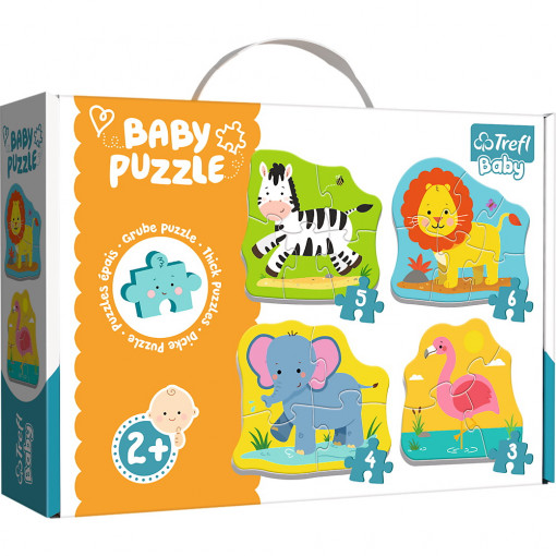Puzzle Trefl Baby Clasic - Animale Safari