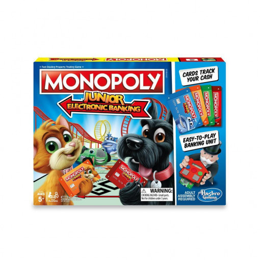 Monopoly Junior Banca Electronica - Limba Romana