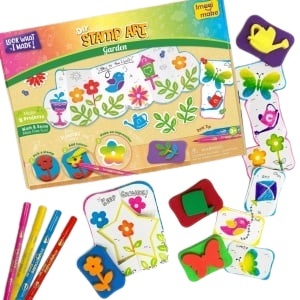 Set Creativ cu Stampile - Garden