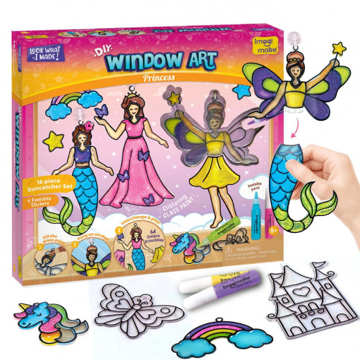 Set Creativ Decoratiuni de Pictat pentru Fereastra - Princess