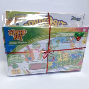 Cadou 5-7 ANI - Set creativ quilling + Set Creativ cu stampile - Img 1