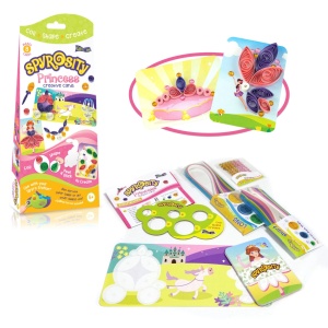 Cadou 5-7 ANI - Set creativ quilling + Puzzle 3D Animale - Img 2
