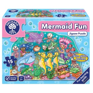 Puzzle de Podea Distractia Sirenelor - Mermaid Fun Puzzle - Img 1