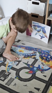 Puzzle in Forma de Rechin - 180 Piese - Img 4