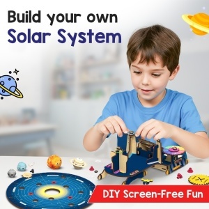 Set Constructie din Lemn - Sistemul Solar - Img 4