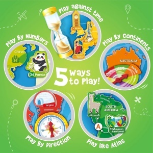 Harta Lumii de Perete cu Stickere Reutilizabile - Img 6