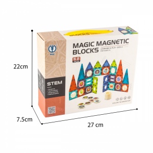 Joc Constructie Magnetic - Magic Set 52 Piese - Img 3