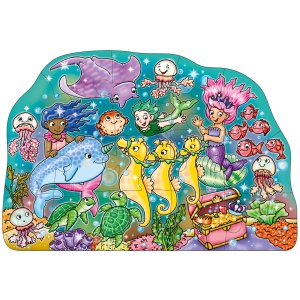 Puzzle de Podea Distractia Sirenelor - Mermaid Fun Puzzle - Img 2
