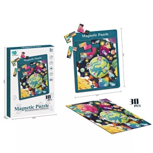 Puzzle Magnetic 30 Piese - Spatiul - Img 2