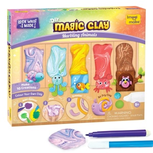 Set de Modelat Magic Clay - Marbling Animals - Img 6