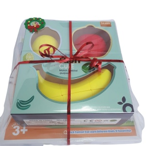 Cadou 5-7 ANI - Invatare Limba Engleza + Cub Inteligent - Set 3 Fructe
