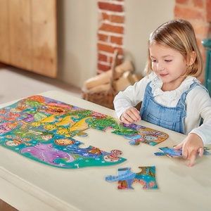 Puzzle de Podea Distractia Sirenelor - Mermaid Fun Puzzle - Img 3