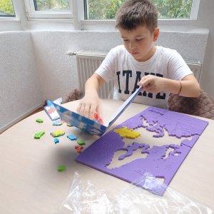 Puzzle Educativ din Spuma EVA - Harta Europei - Img 7