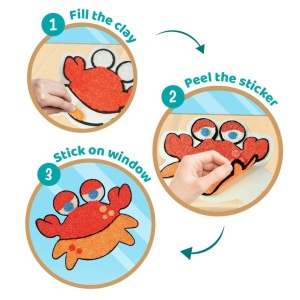 Set Creativ Stickere pentru Fereastra – Aqua World NEW - Img 4