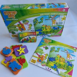 Cadou 3-5 ANI - Set Creativ cu stampile + Cub Inteligent Lamaie - Img 2