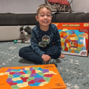 Harta Romaniei - Puzzle din Spuma Eva cu Judete, Resedintele lor si Aventuri Culturale - Img 10
