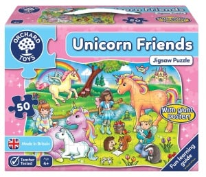 Puzzle Prietenii Unicornului - Unicorn Friends - Img 1