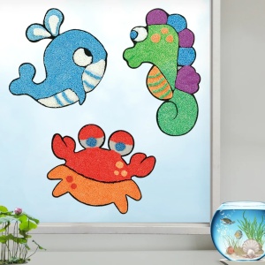 Set Creativ Stickere pentru Fereastra – Aqua World NEW - Img 5