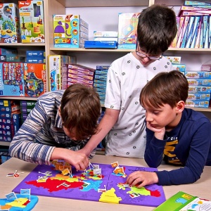 Puzzle Educativ din Spuma EVA - Harta Lumii cu Steaguri si Capitale - Img 9