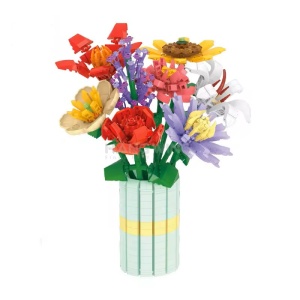 Set Constructie Flori cu Vaza 8in1 - Img 1