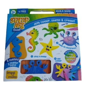 Set Creativ cu Stampile - Ocean - Img 4