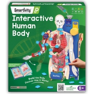 Set Constructie din Lemn - Corpul Uman Interactiv