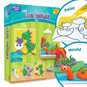 Set de Modelat cu 2 Tablouri Canvas - Dino - Img 1