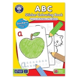 Carte de Colorat cu Activitati in Limba Engleza si Abtibilduri - ABC - Img 1
