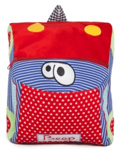 Rucsac din Plus Masina Rosie - 28 cm - Img 3