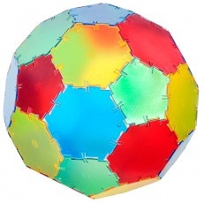 Set Constructii Polydron Translucent 20 Hexagoane - Img 1