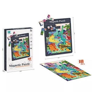 Puzzle Magnetic 30 Piese - Dinozauri - Img 2