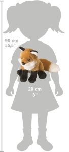 Vulpita Rosie - Jucarie Plus 20 cm - Img 2