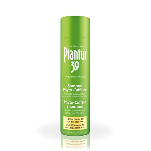 Sampon pentru par vopsit si deteriorat Phyto-Caffeine Plantur 39, 250 ml, Dr. Kurt Wolff