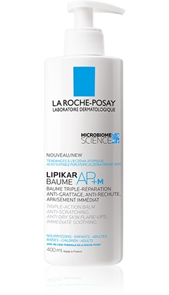 Balsam cu tripla actiune impotriva puseurilor de uscaciune a pielii Lipikar Baume AP+M, 400 ml, La Roche-Posay