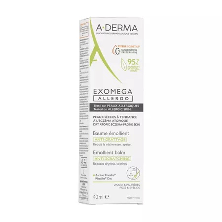 Balsam emolient steril Exomega Allergo DEFI, 40 ml, A-Derma