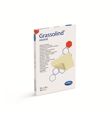 Comprese sterile Grassolind, 7.5 x10 cm, 10 bucati, Hartmann
