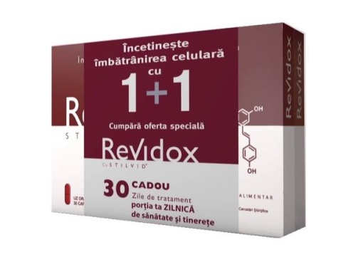 Revidox 30 Capsule 1+1 Pachet Avantajos