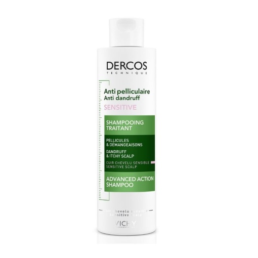 Sampon anti-matreata pentru scalp sensibil Dercos Sensitive, 200 ml, Vichy