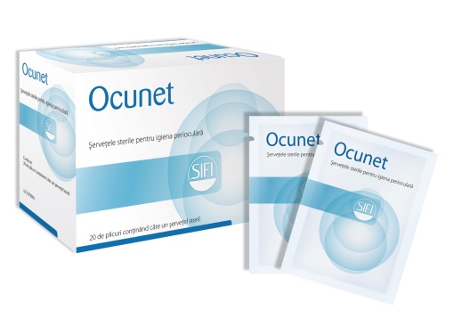 Servetele oftalmice Ocunet, 20 bucati, Sifi